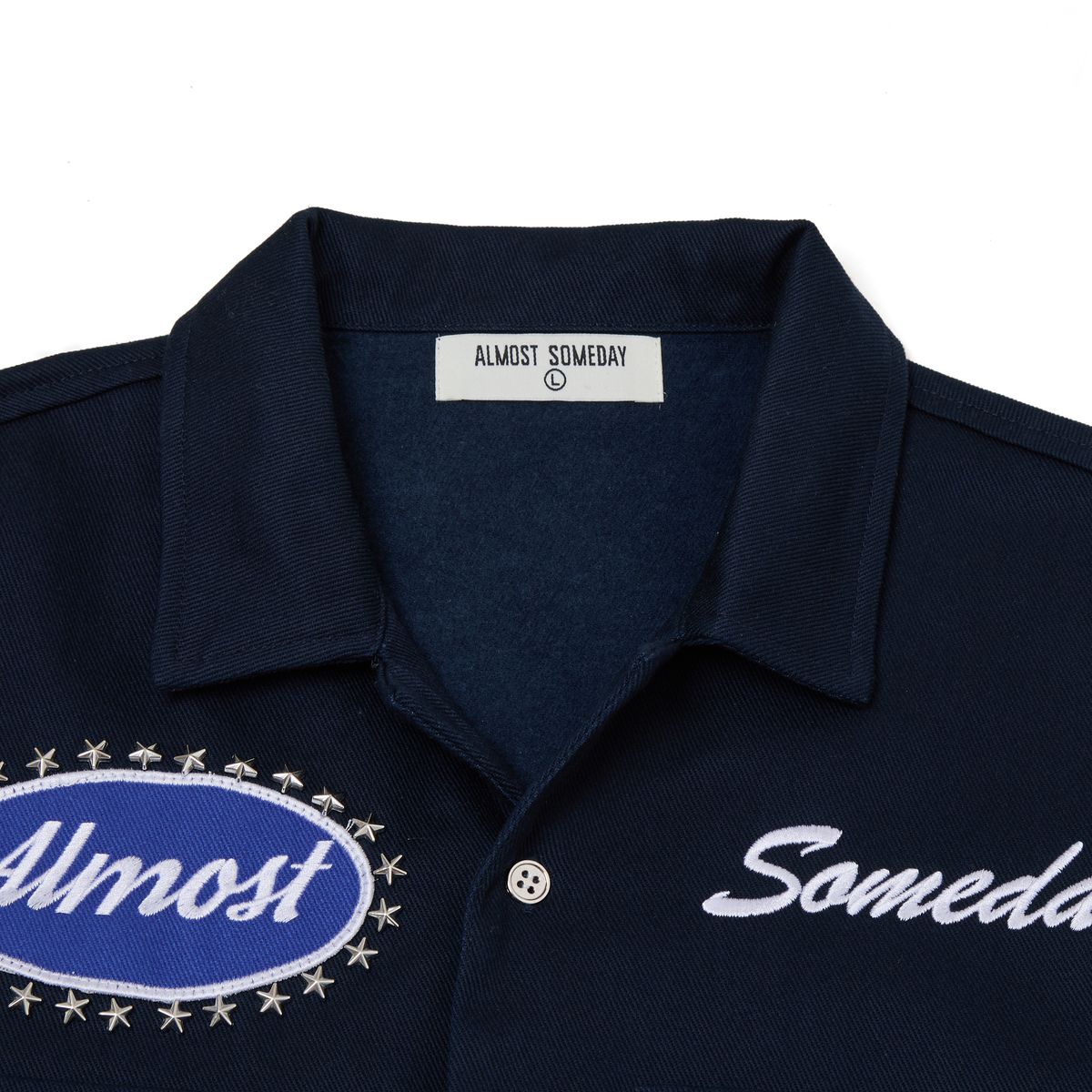 Almost Someday Patch Shirt - Embroidered