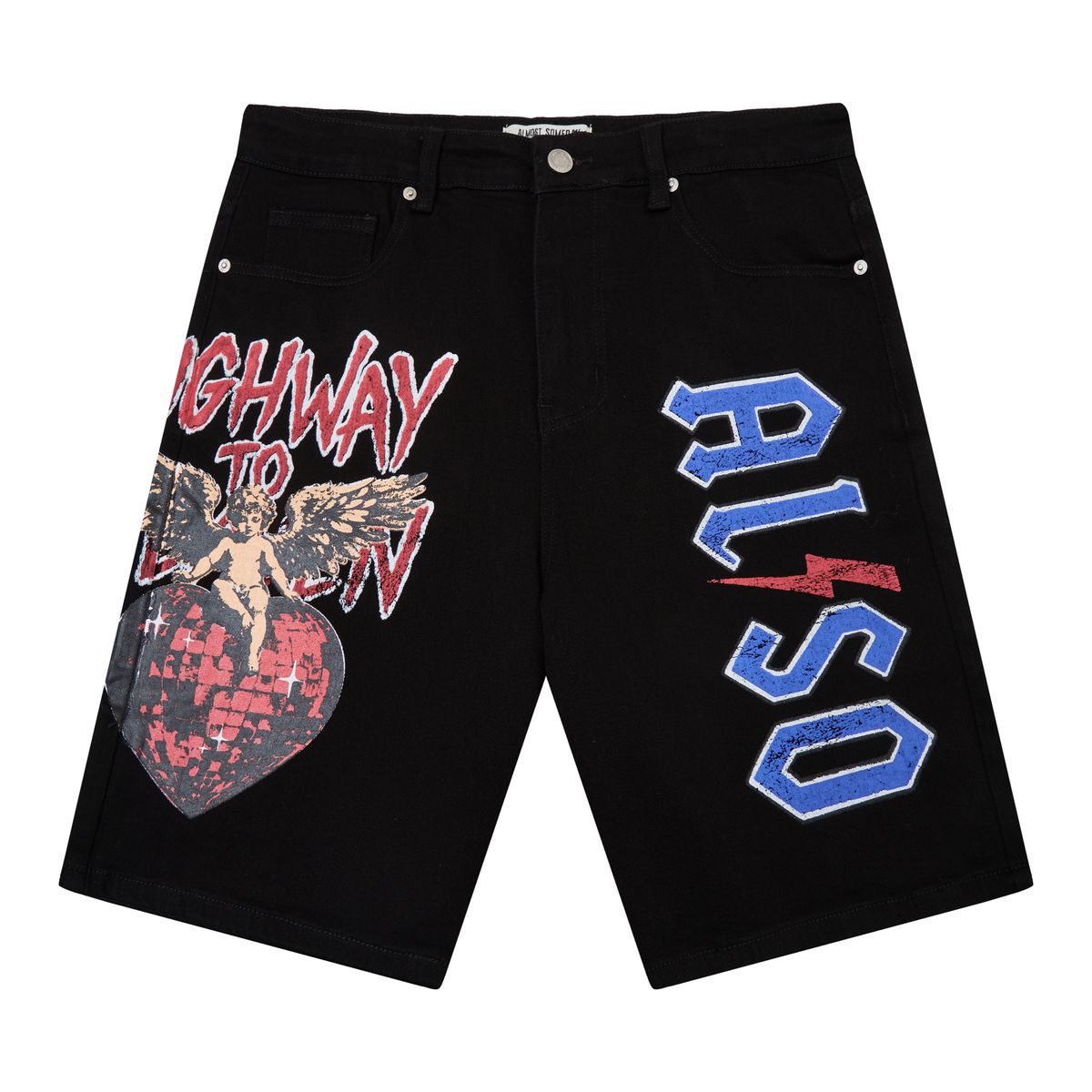 Almost Someday Angel Denim Shorts - Distressed
