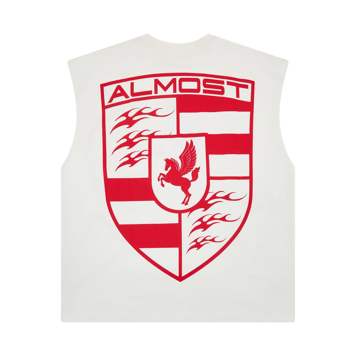 Almost Someday Pegasus T-Shirt - Raw Hem