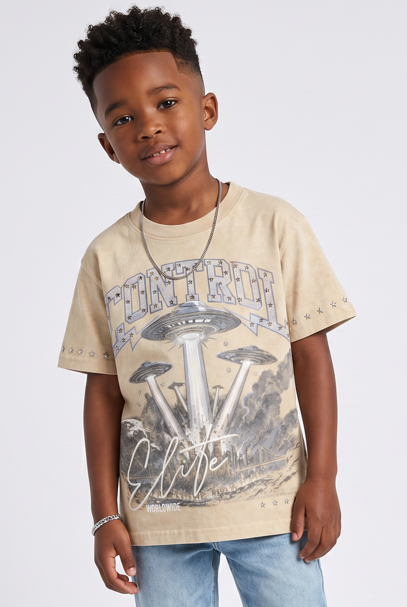 Elite Premium - Control Premium Embellished Kids Tee