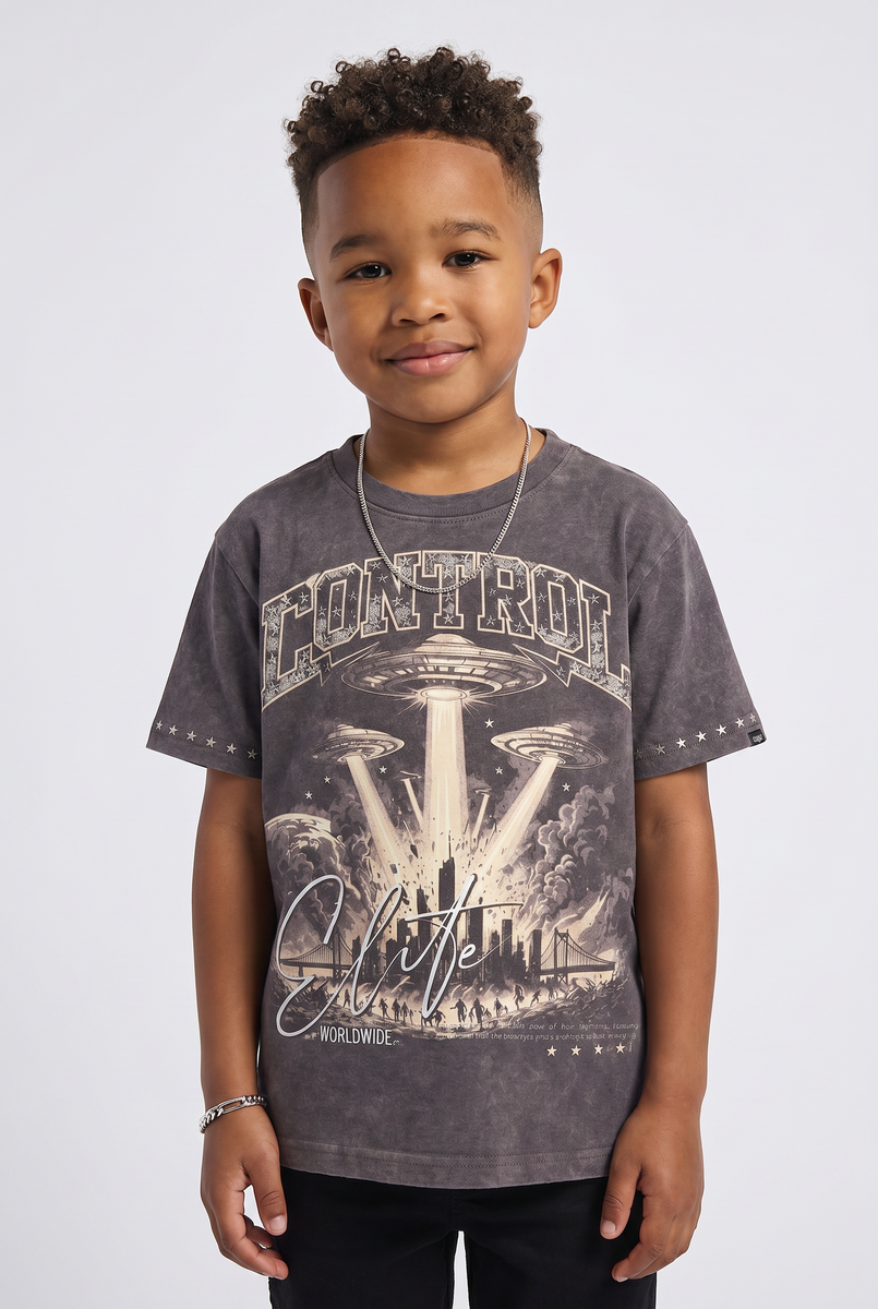 Elite Premium - Control Premium Embellished Kids Tee