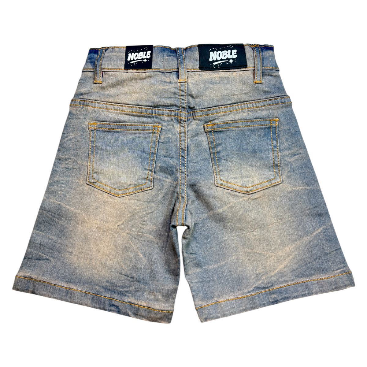 Noble Shooting Stars Kids Shorts - Embroidered