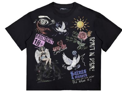 Roku Studio Divine Chaos Relaxed Loose Fit Graphic Tee