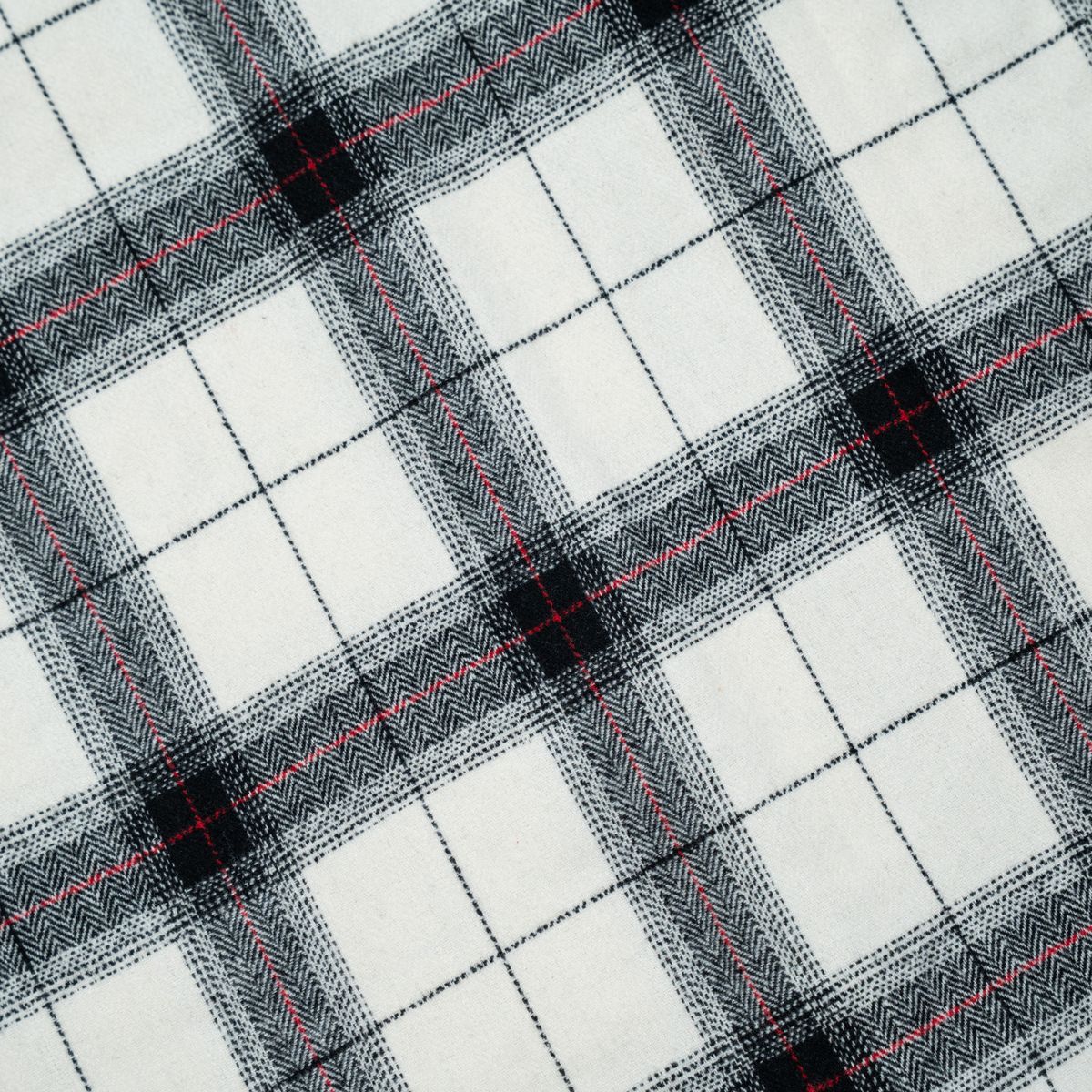 By Appointment Only Tension Embroidered Plaid Flannel Hoodie
