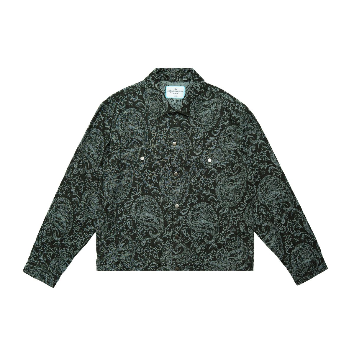 By Appointment Only ZION Jacket – Green Paisley