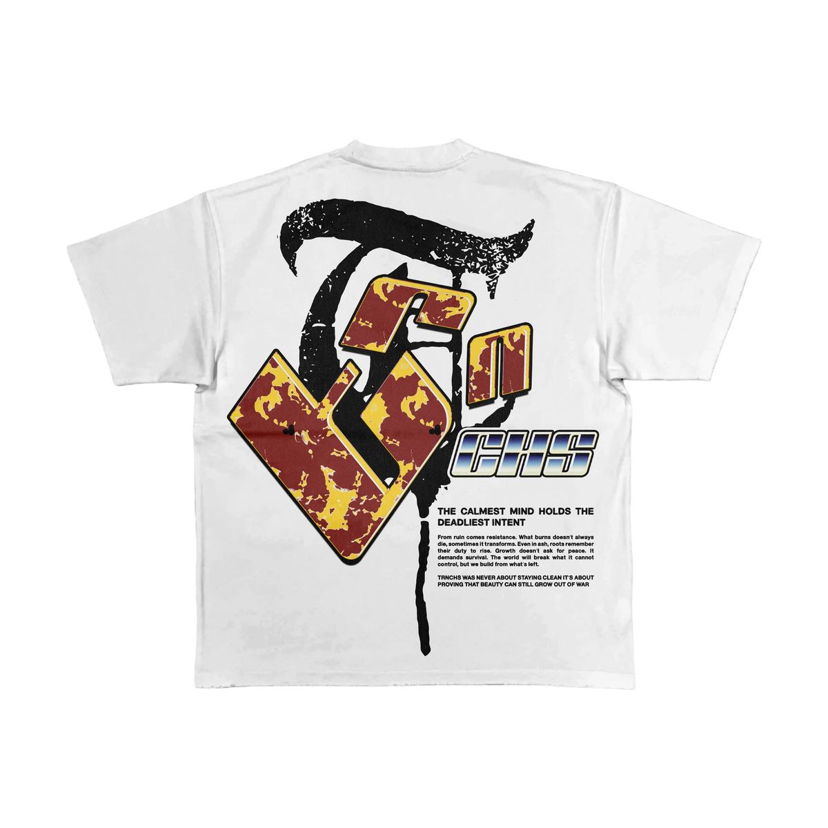Trnchs Deadly T-Shirt - Graphic White