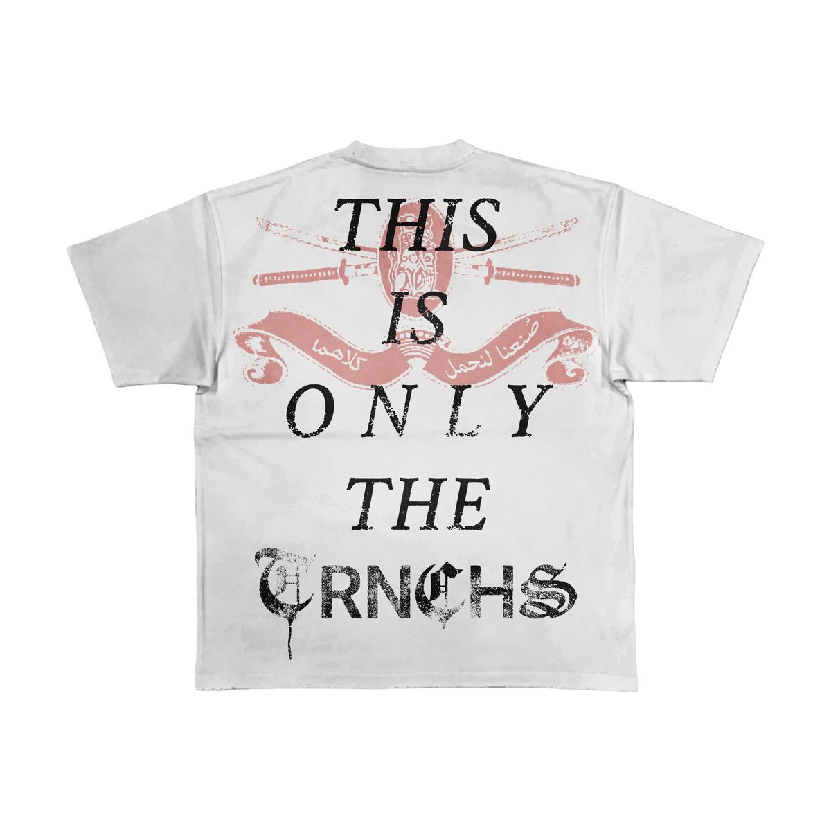 Trnchs Bold Graphic T-Shirt - Heavyweight White