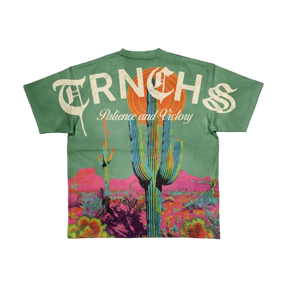 Trnchs Desert T-Shirt - Graphic Green