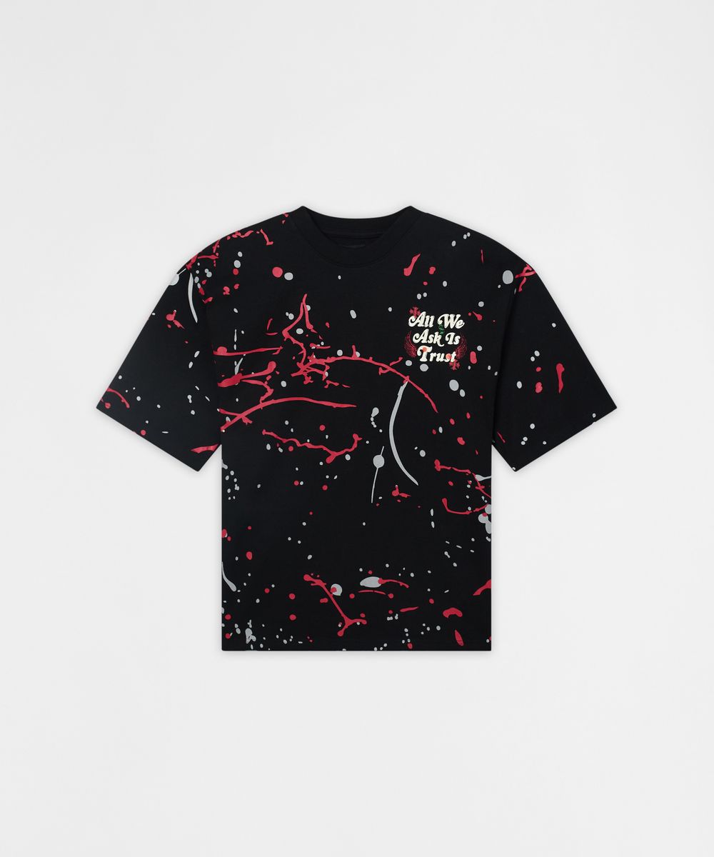 Reason Brand Splatter T-Shirt - Graphic