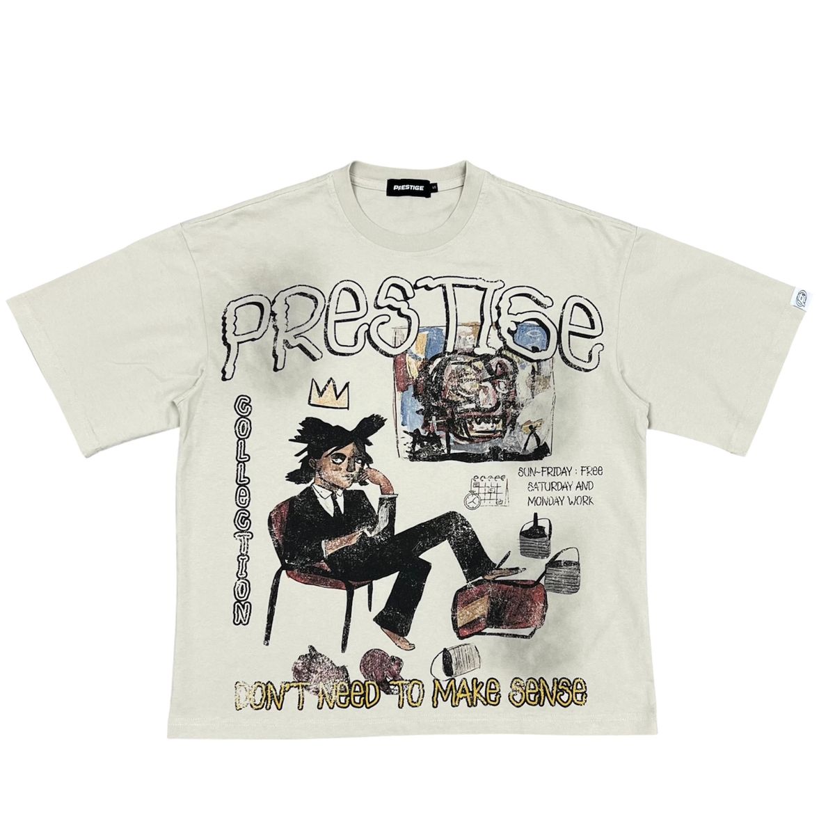 Prestige Denim Don't Make Sense T-Shirt - Graphic White