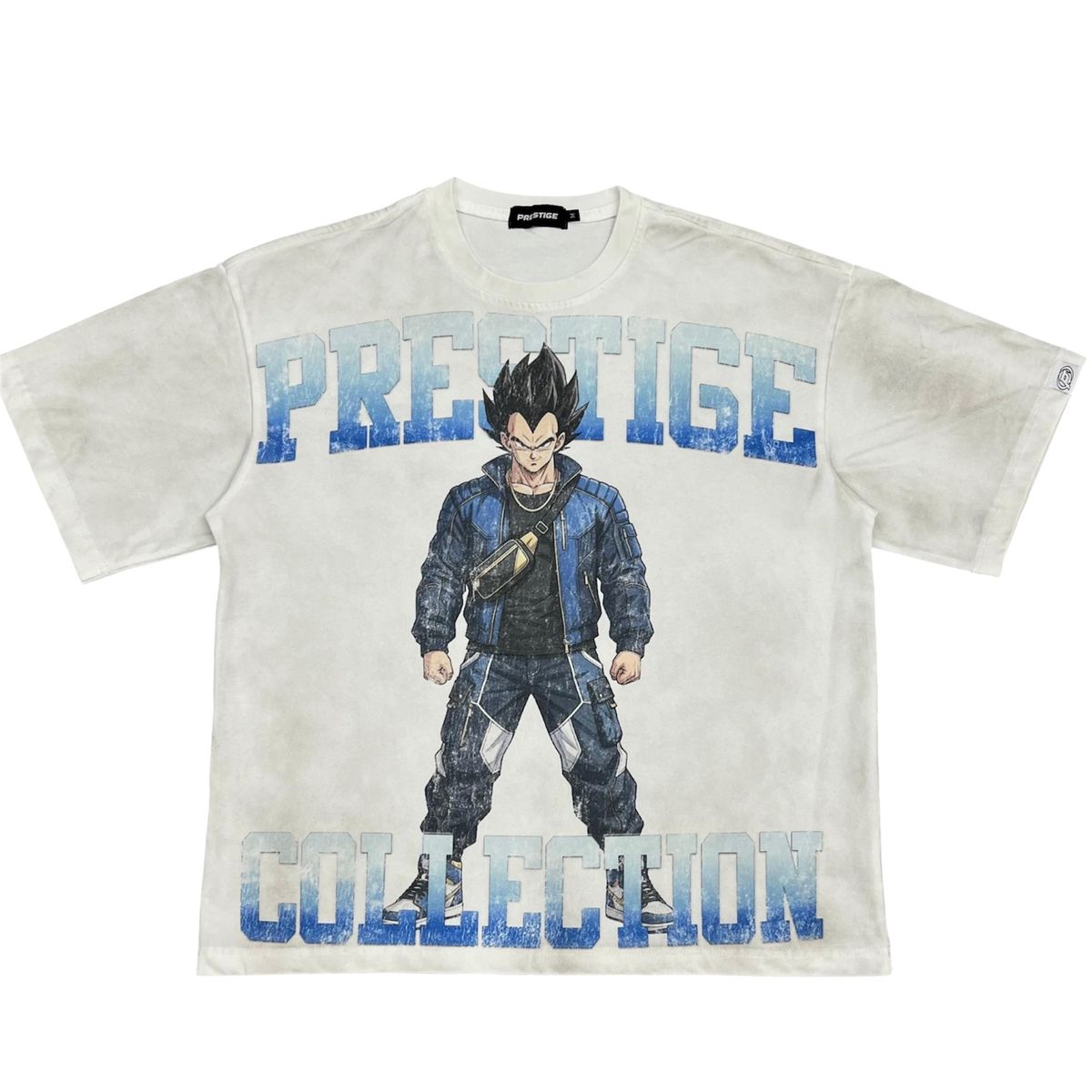 Prestige Denim Vegeta T-Shirt - Oversized White