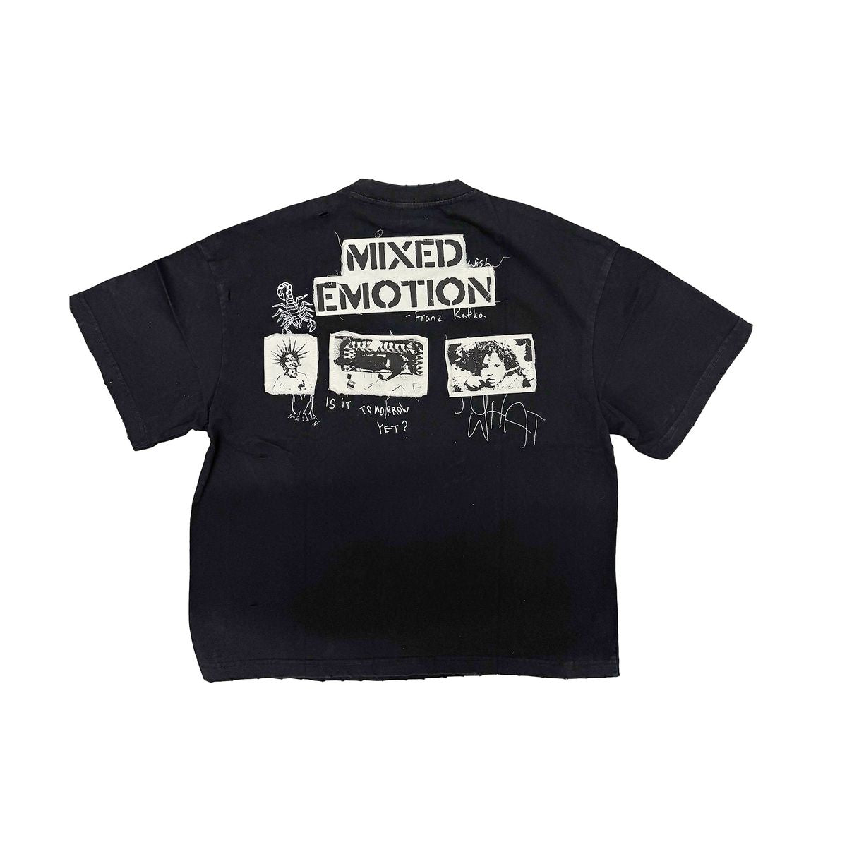 Mixed Emotion Stamped Tee - Graphic