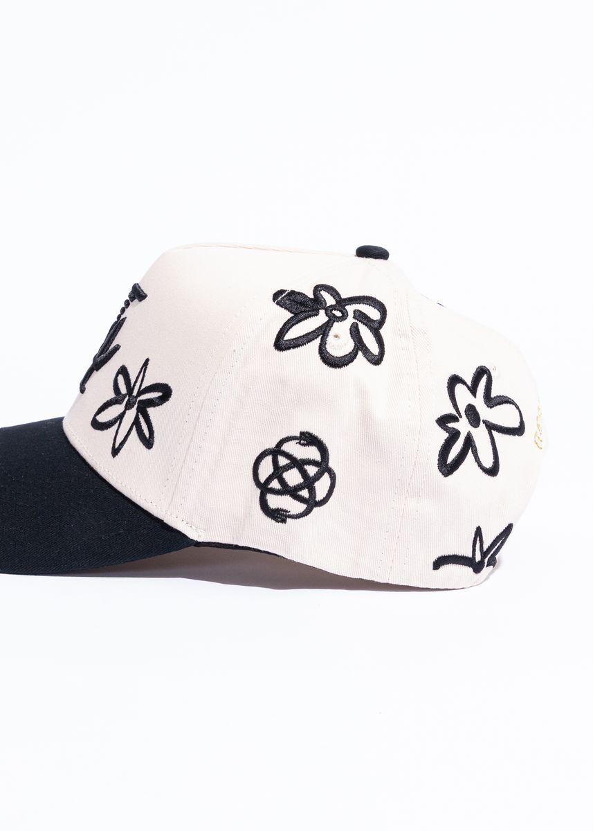Reference Paradise LA Drawn Flowers Snapback