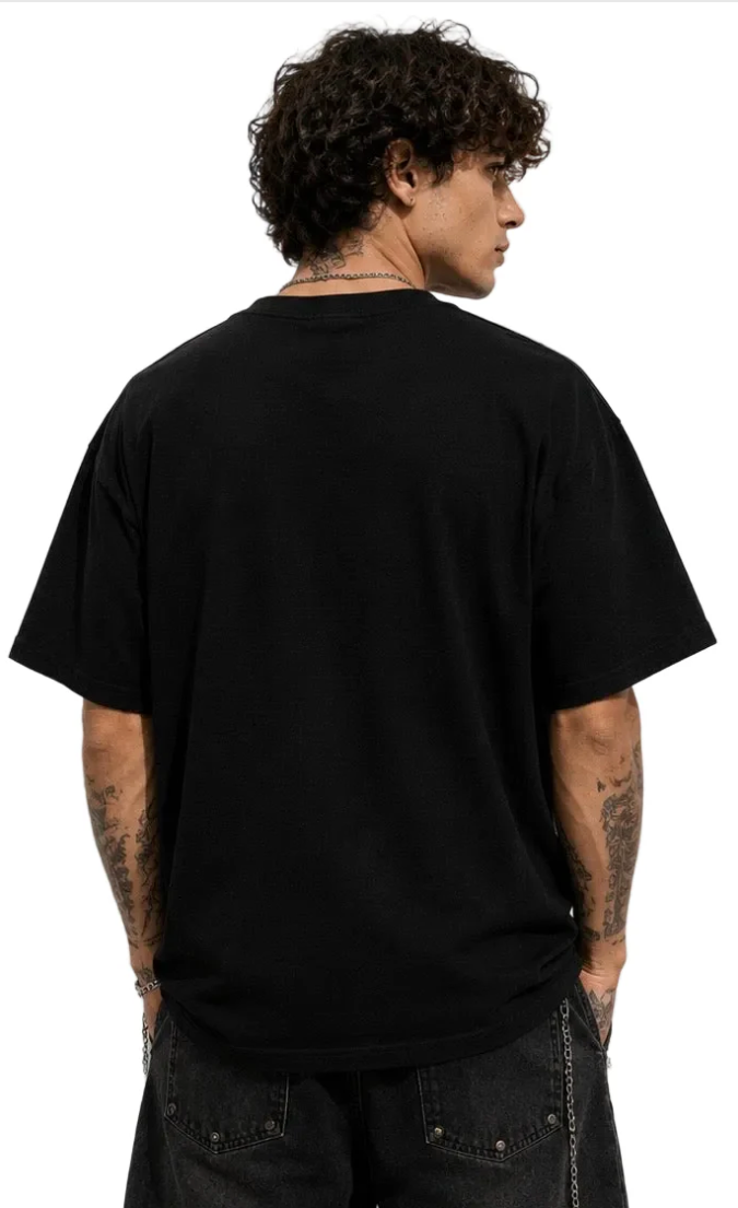 Under Ground Skull Driver Tee - Graphic Black