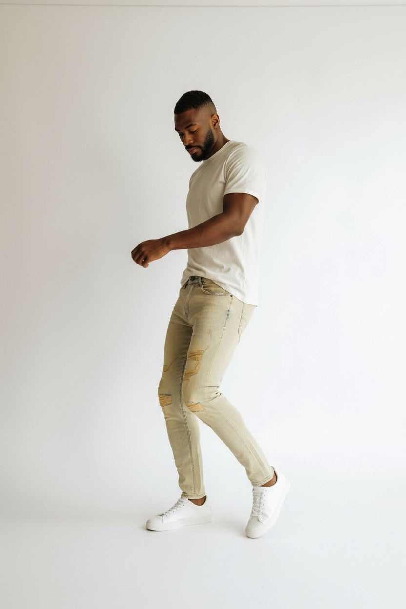 ANOM DENIM "Nevada" Jeans – Light Vintage