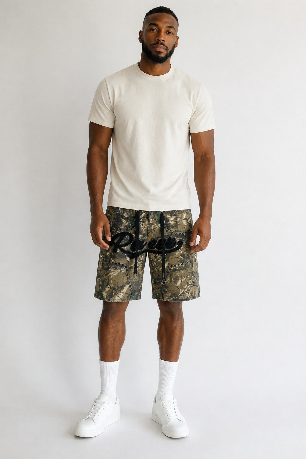 Reveer - TIMBER Camo Denim Shorts