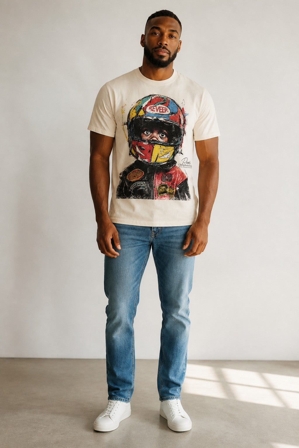 Reveer Trophy Kids T-Shirt - Graphic Cream