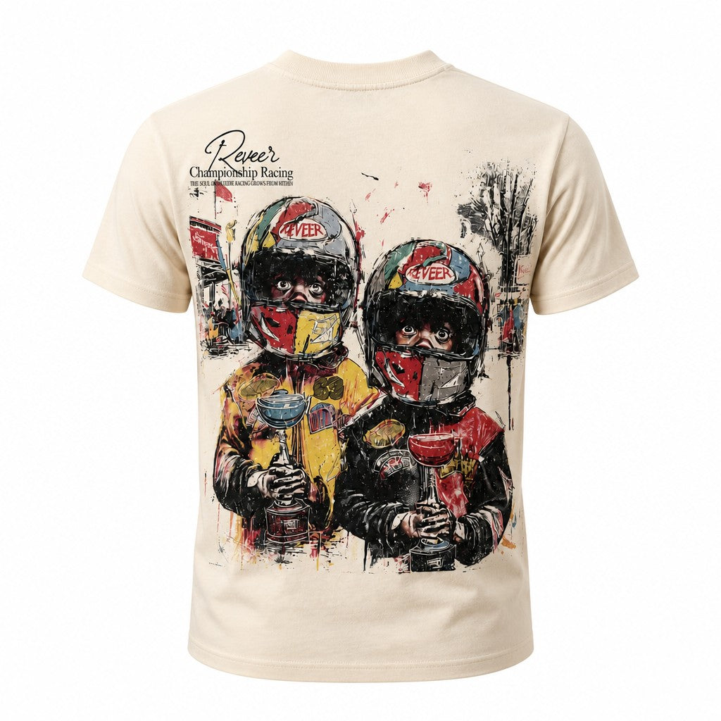 Reveer Trophy Kids T-Shirt - Graphic Cream