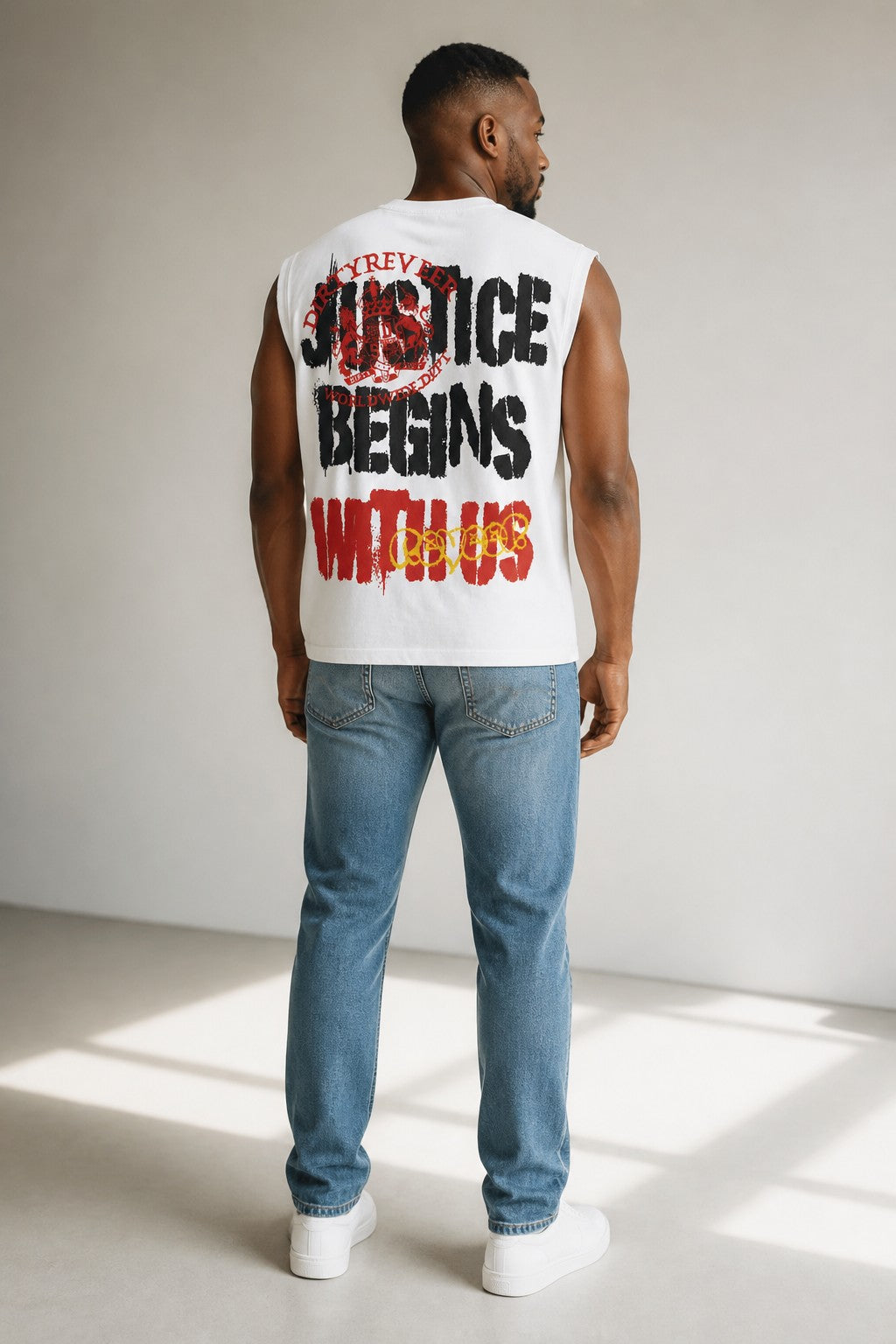 Reveer - SOCIAL SECURITY Cut-Off Graphic Tee