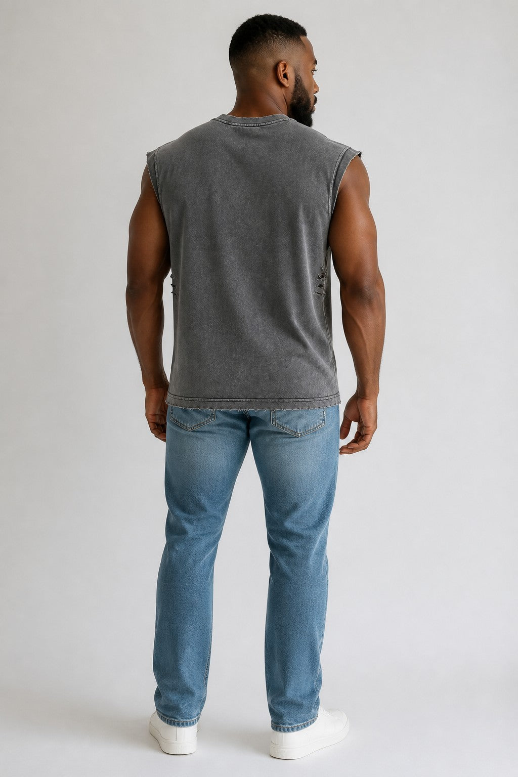 Reveer - DOBERMAN Cut-Off Graphic T-Shirt