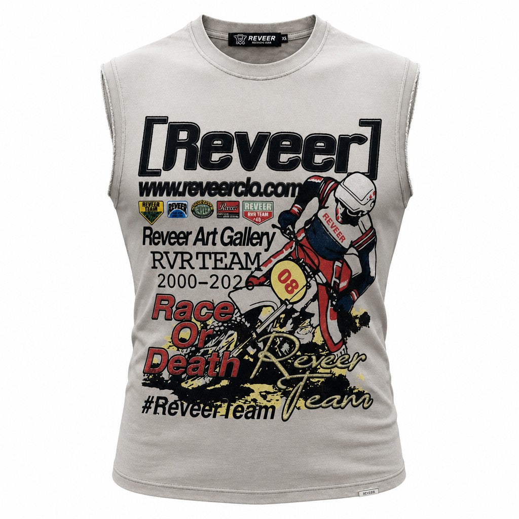 Reveer - MOTOCROSS Cut-Off Graphic T-Shirt