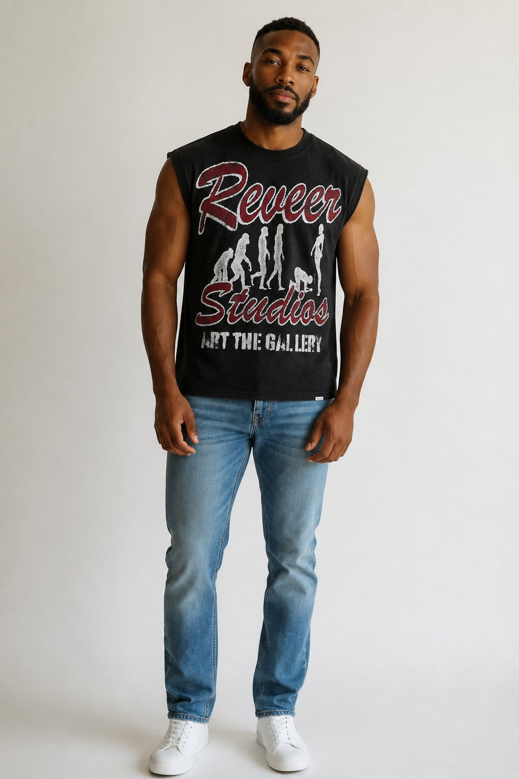 Reveer - EVOLUTION Cut-Off Graphic T-Shirt