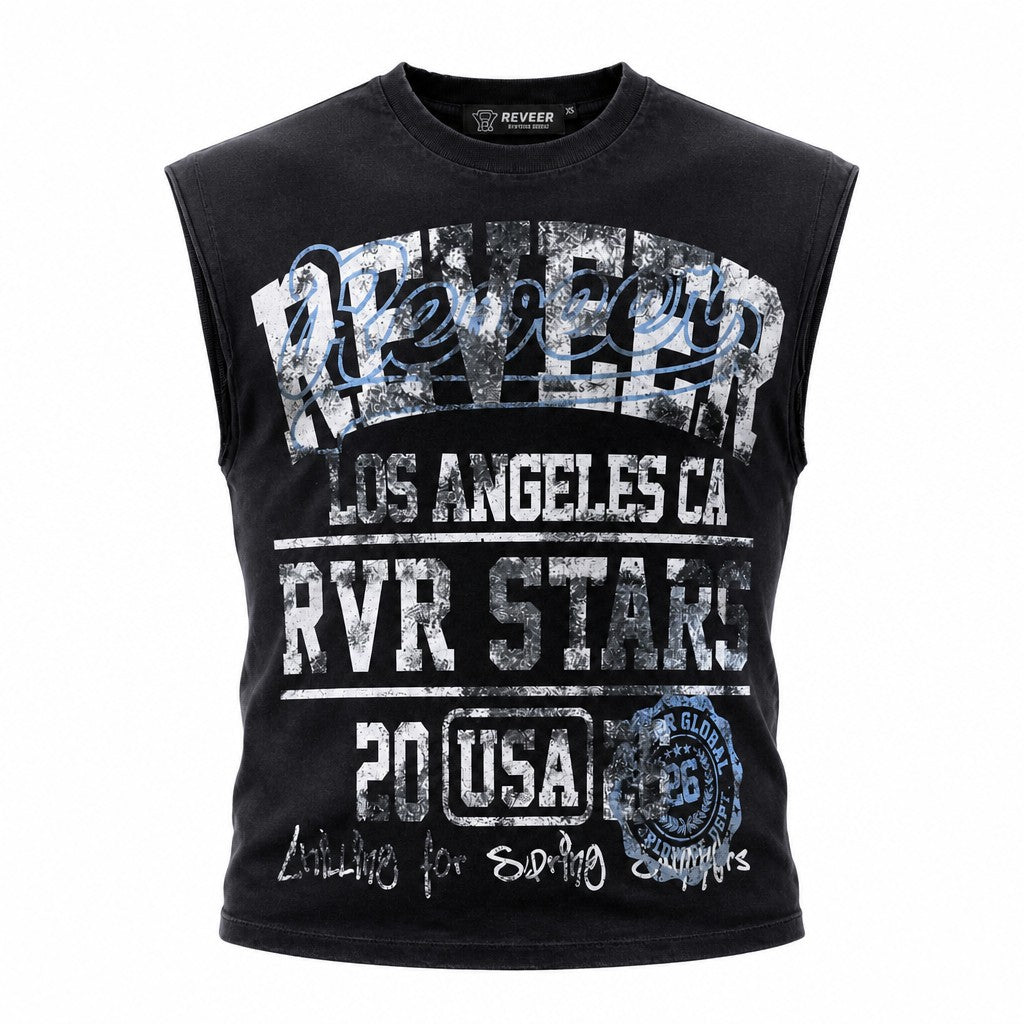 Reveer - STARS Cut-Off Graphic Tee