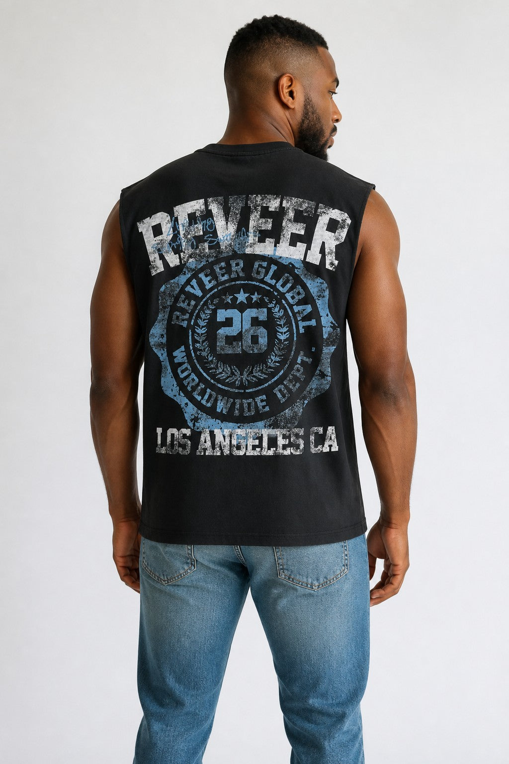 Reveer - STARS Cut-Off Graphic Tee