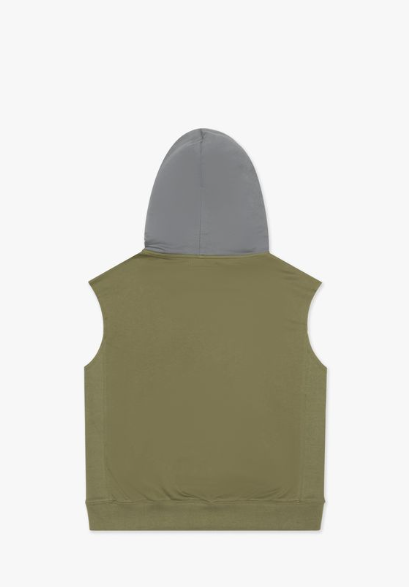 Silnt Chptrs Rocky Sleeveless Hoodie - Raw-Cut