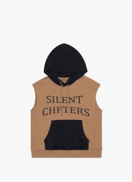 Silnt Chptrs Rocky Sleeveless Hoodie - Raw-Cut