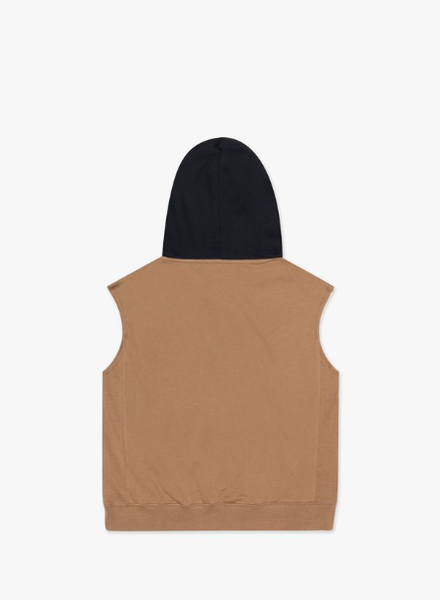Silnt Chptrs Rocky Sleeveless Hoodie - Raw-Cut