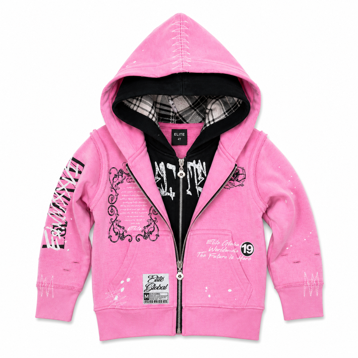 Double Layer Royal Kids Hoodie