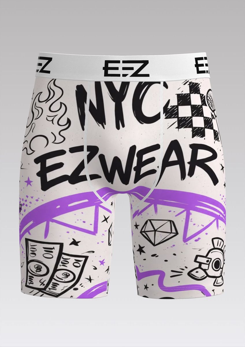 Ez-Wear City Boxer Briefs - Graphic
