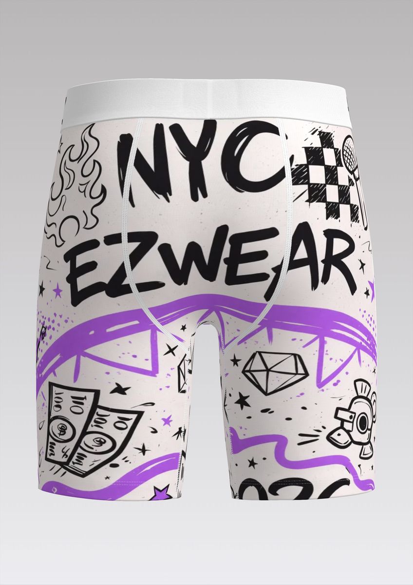 Ez-Wear City Boxer Briefs - Graphic