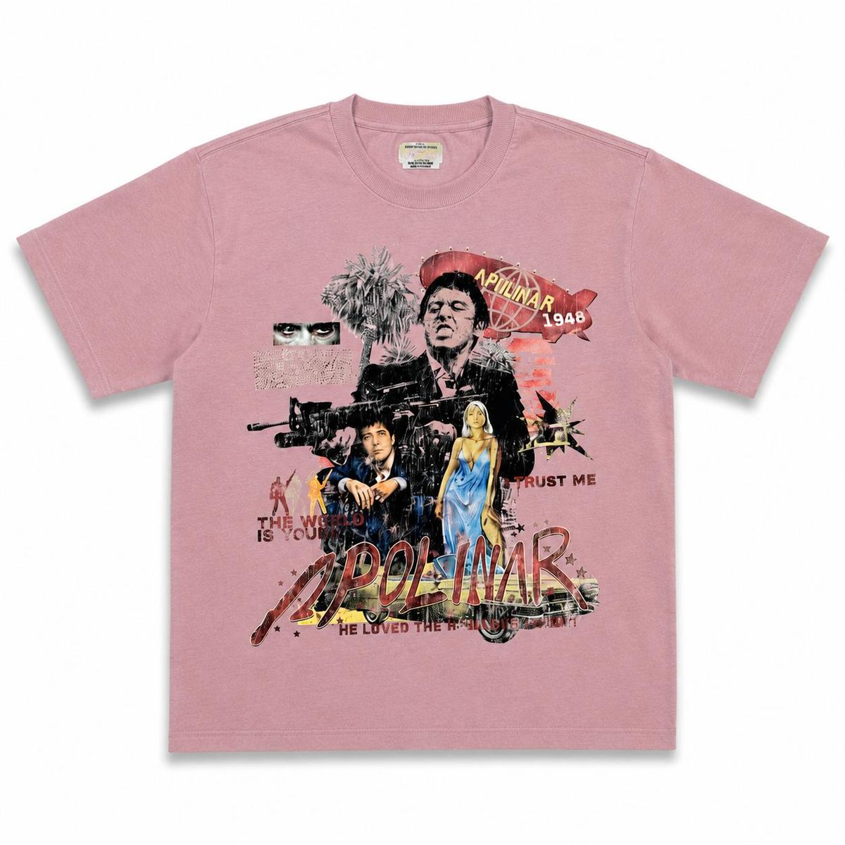 Apolinar World Saga T-Shirt - Graphic Red