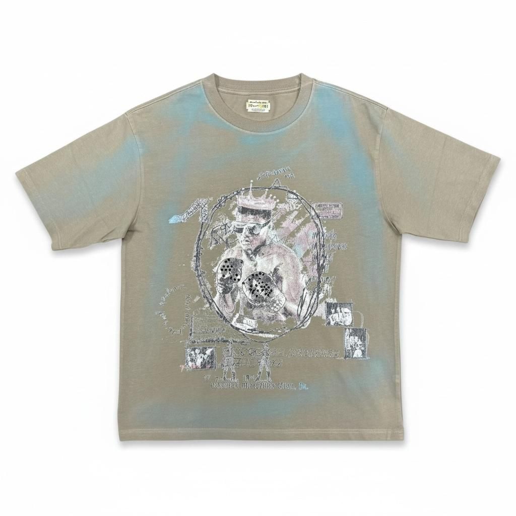 Apolinar Prize Fight Tee - Graphic Grey
