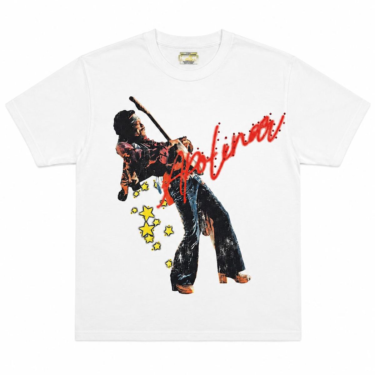 Apolinar Rockstar T-Shirt - Graphic White