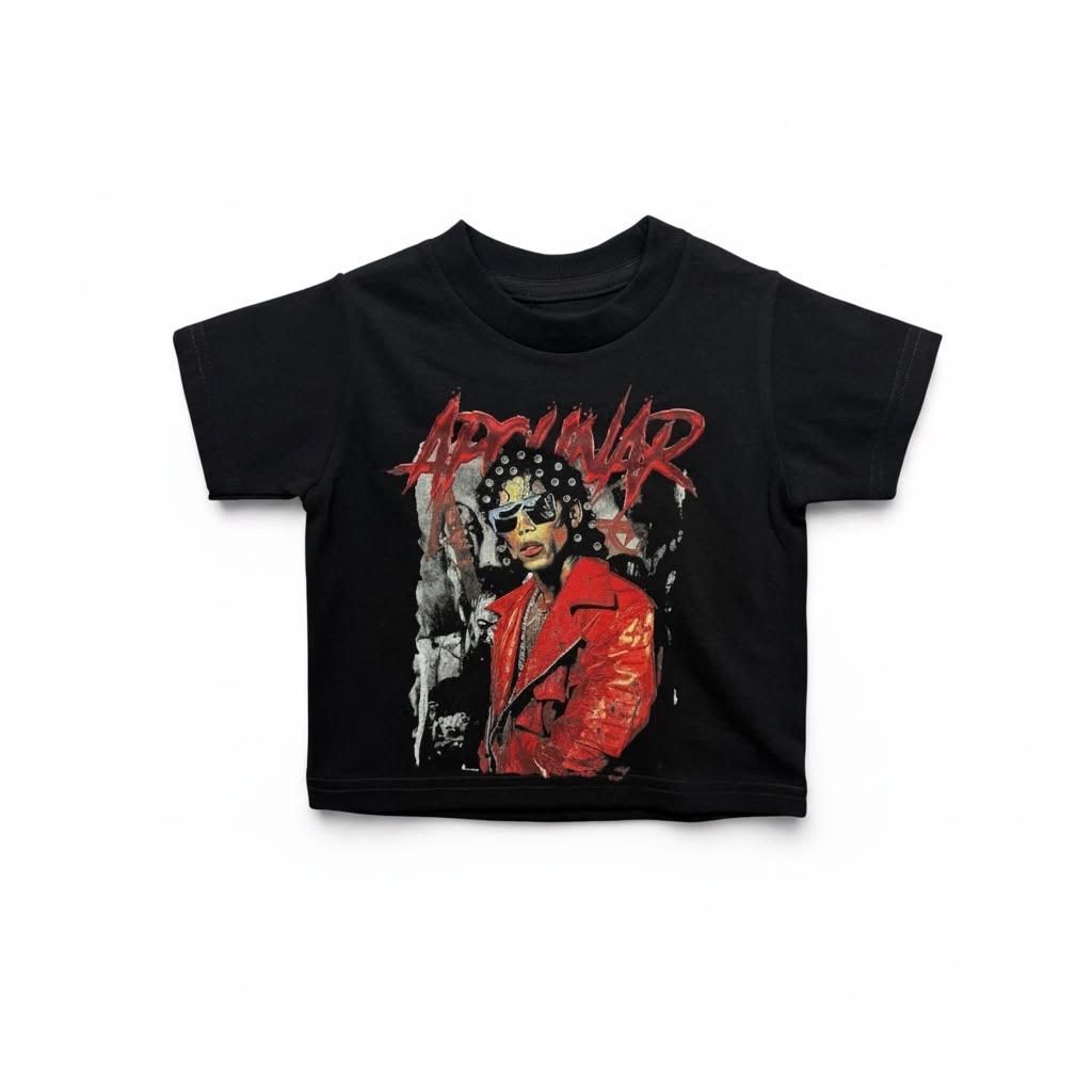 Apolinar Who's Bad Kids T-Shirt - Graphic Black