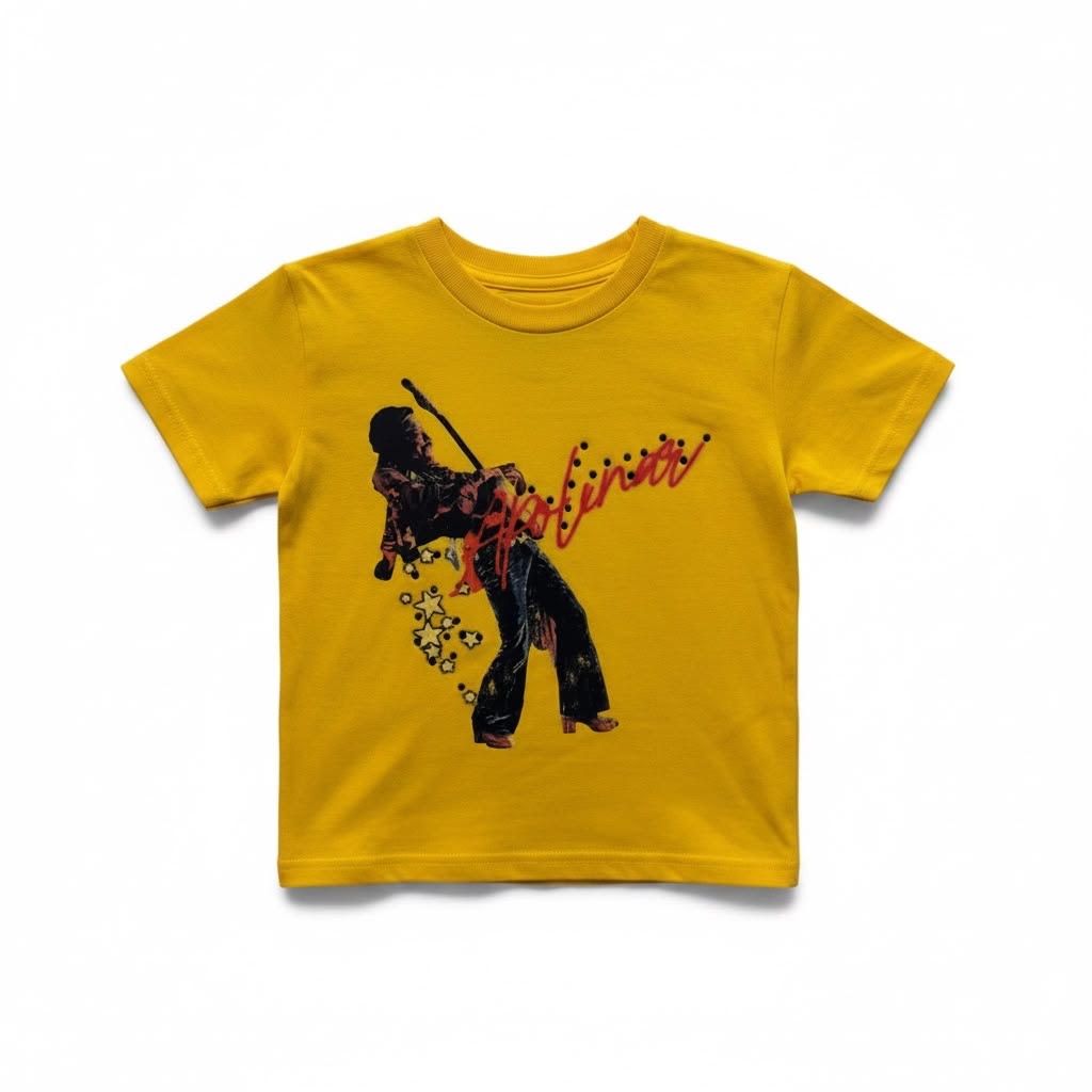 Apolinar Guitar Kids T-Shirt - Graphic N/Orange