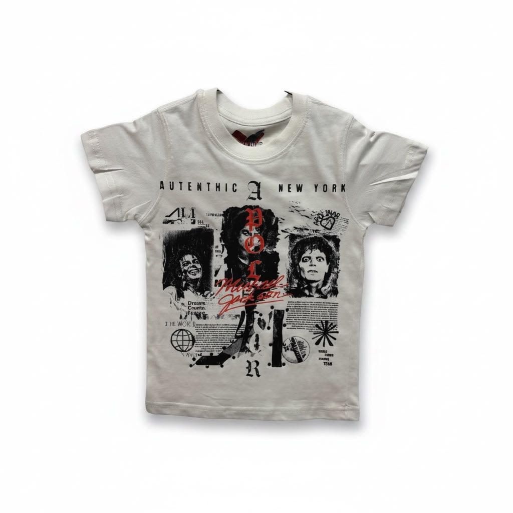 Apolinar Authentic Kids T-Shirt - Graphic White