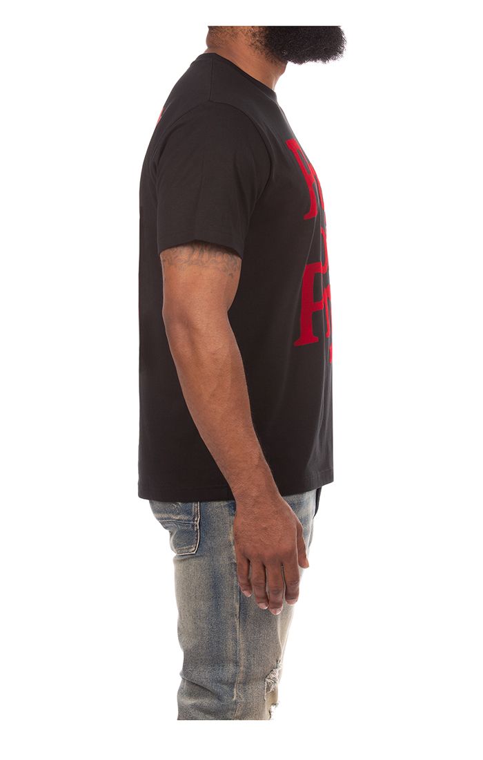 AKOO Prey or Pray Short Sleeve Knit Tee