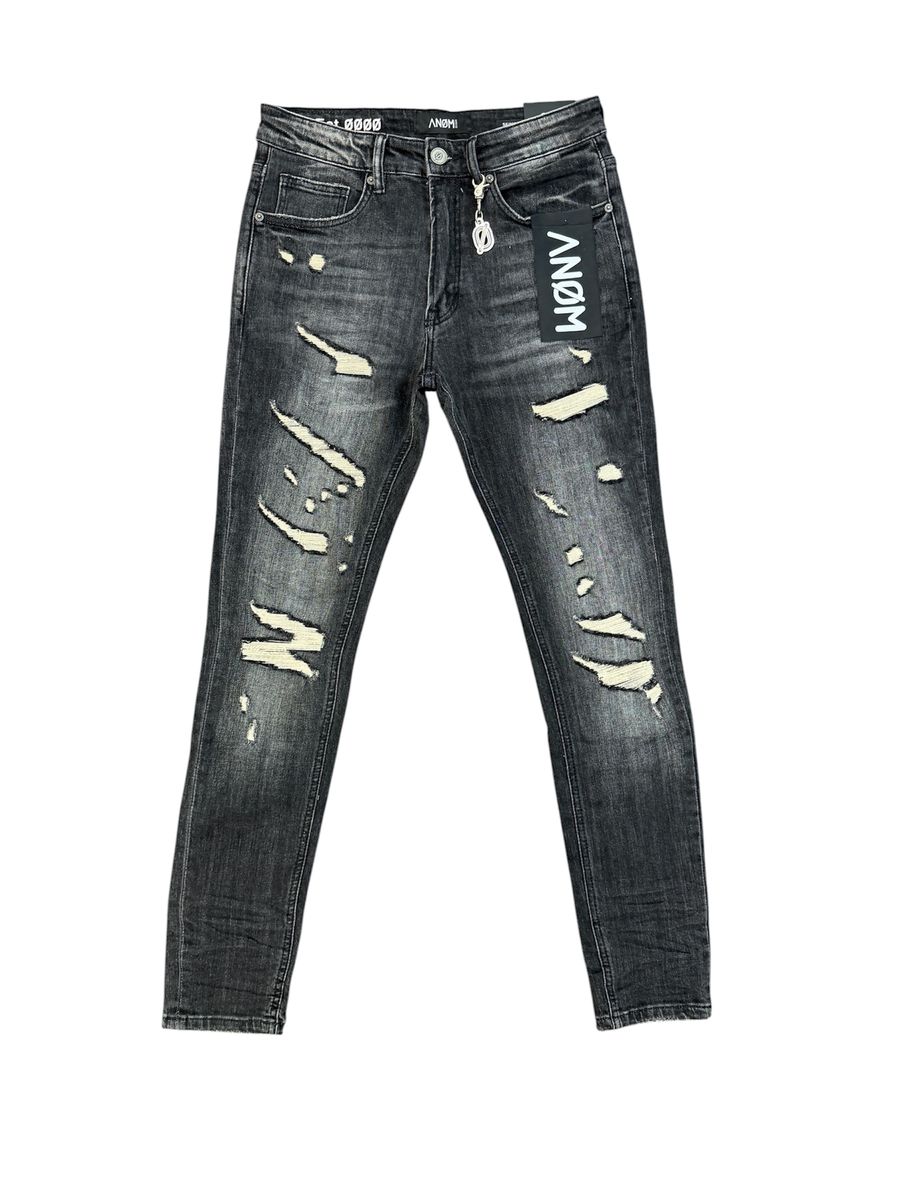ANOM DENIM Premier Skinny Jeans – Black Wash