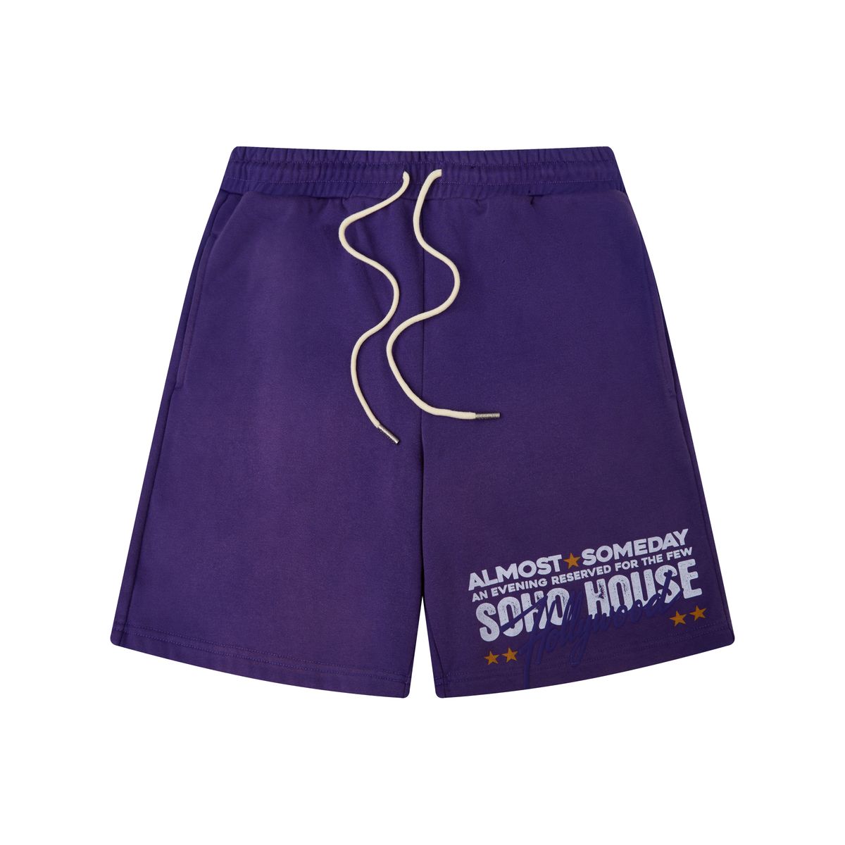 Almost Someday Soho Shorts - Logo Graphic Purple