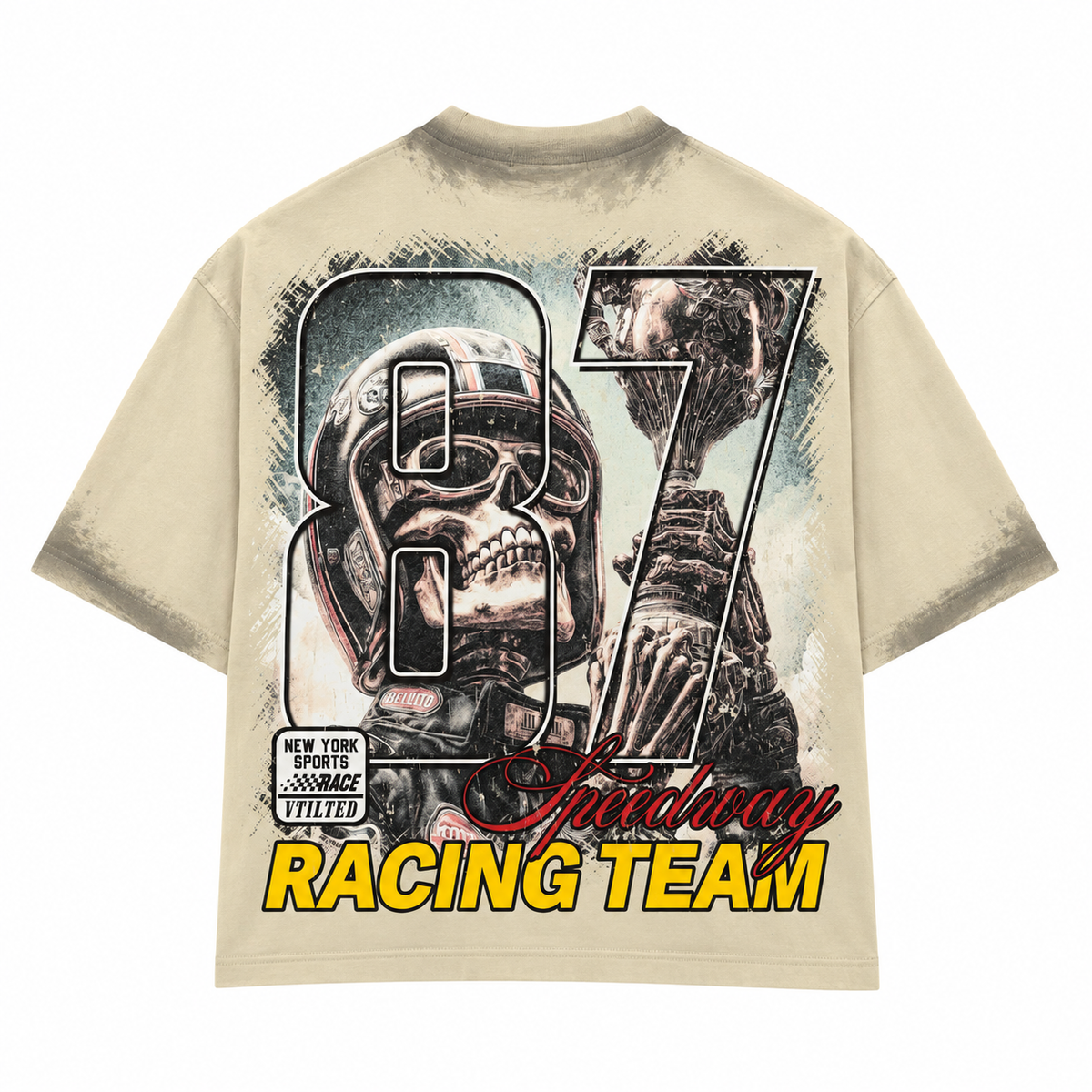 Vtilted “Conquer” Tee – Cream