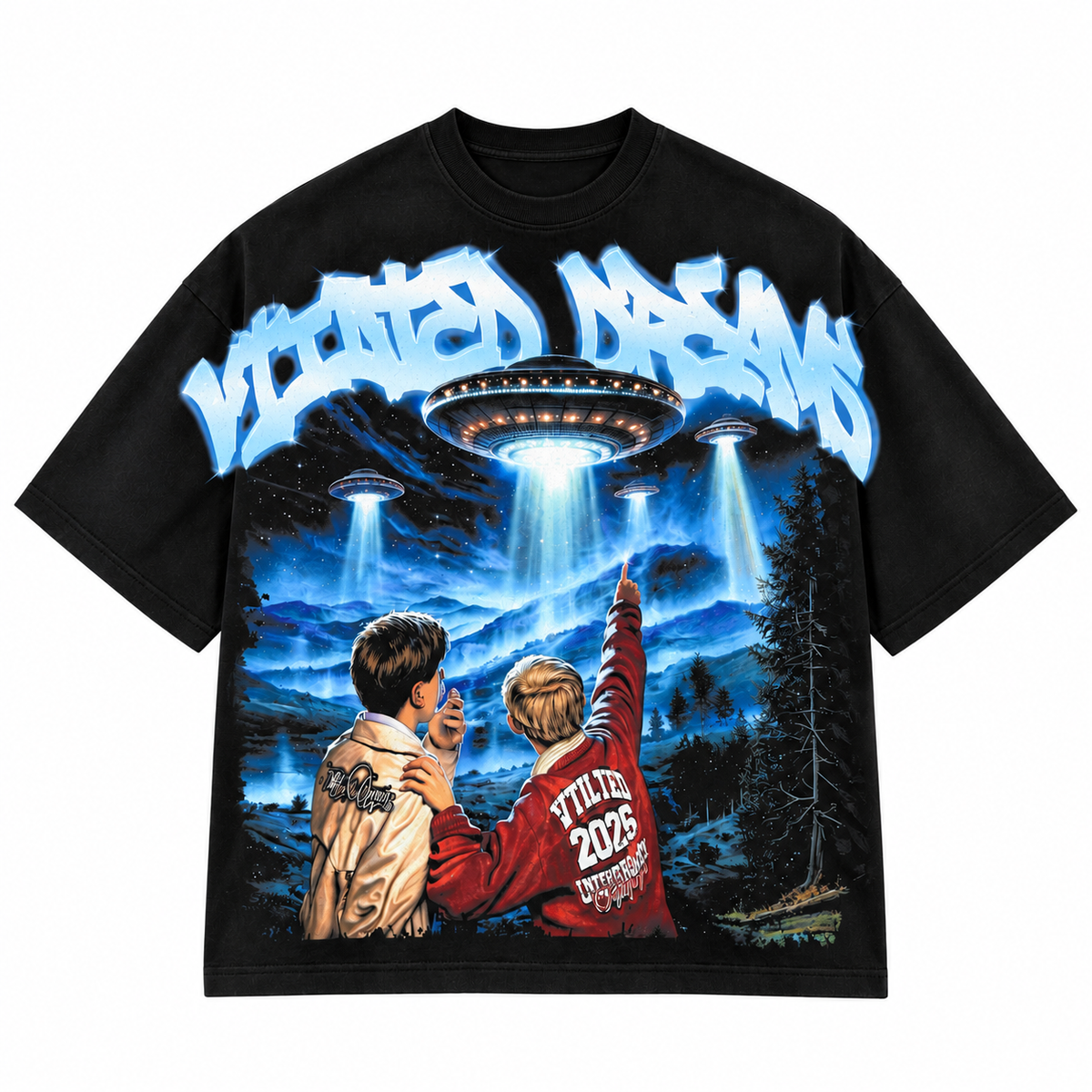 Vtilted “Orbit” Tee – Black