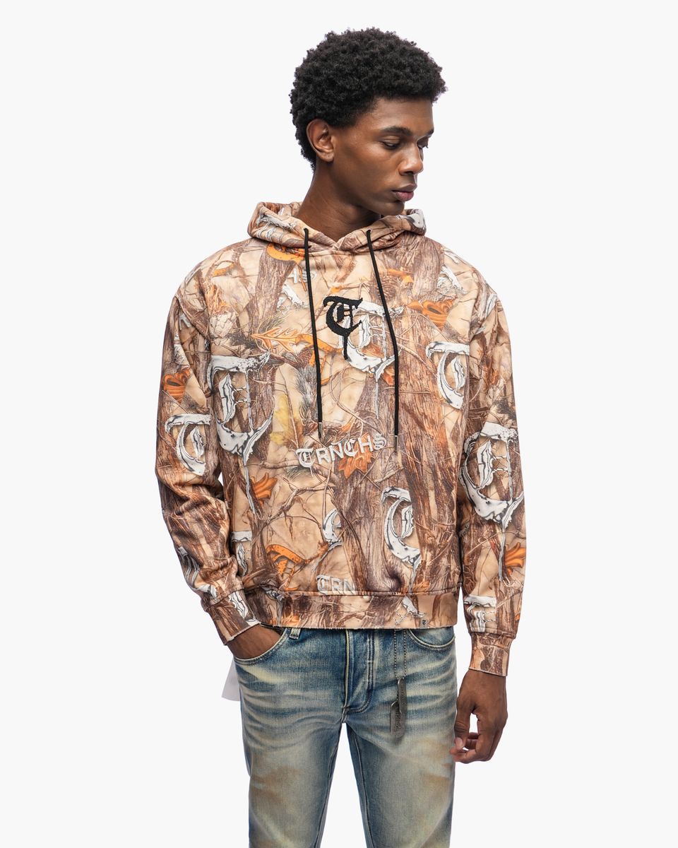 TRNCHS Outland Brown Hoodie