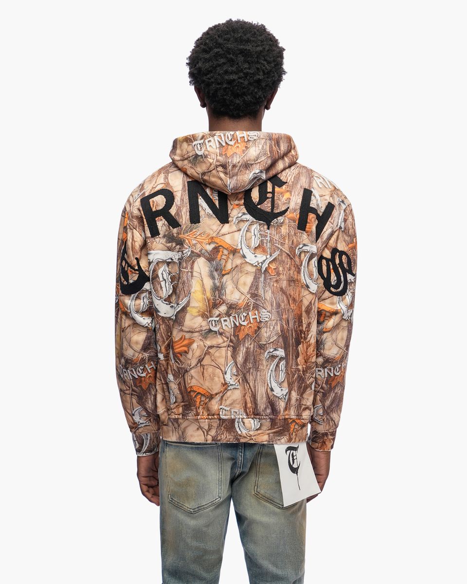 TRNCHS Outland Brown Hoodie