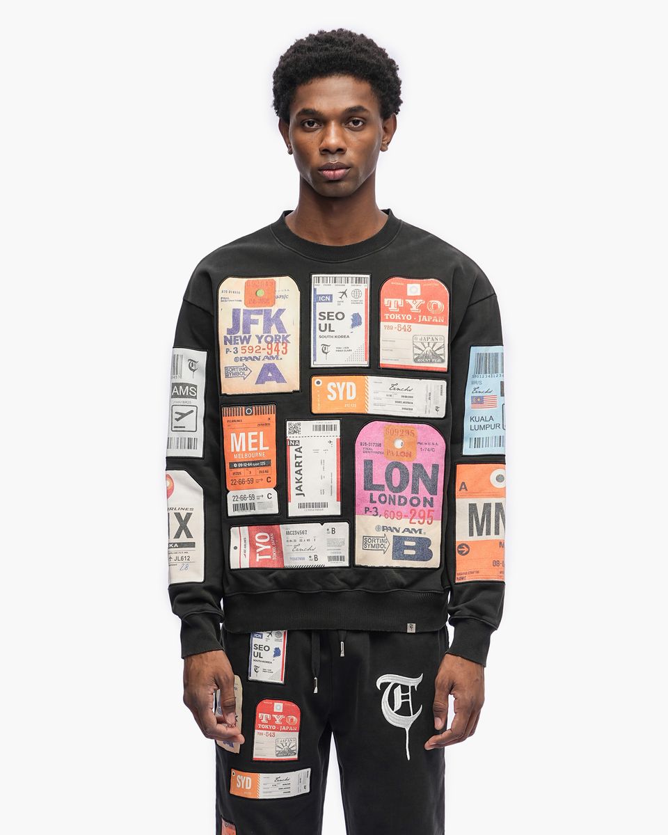 Airmail Black Sweater
