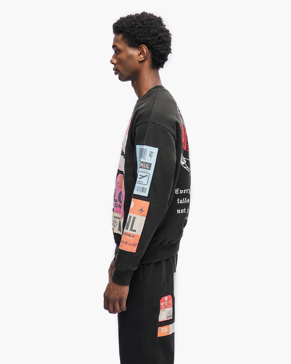Airmail Black Sweater