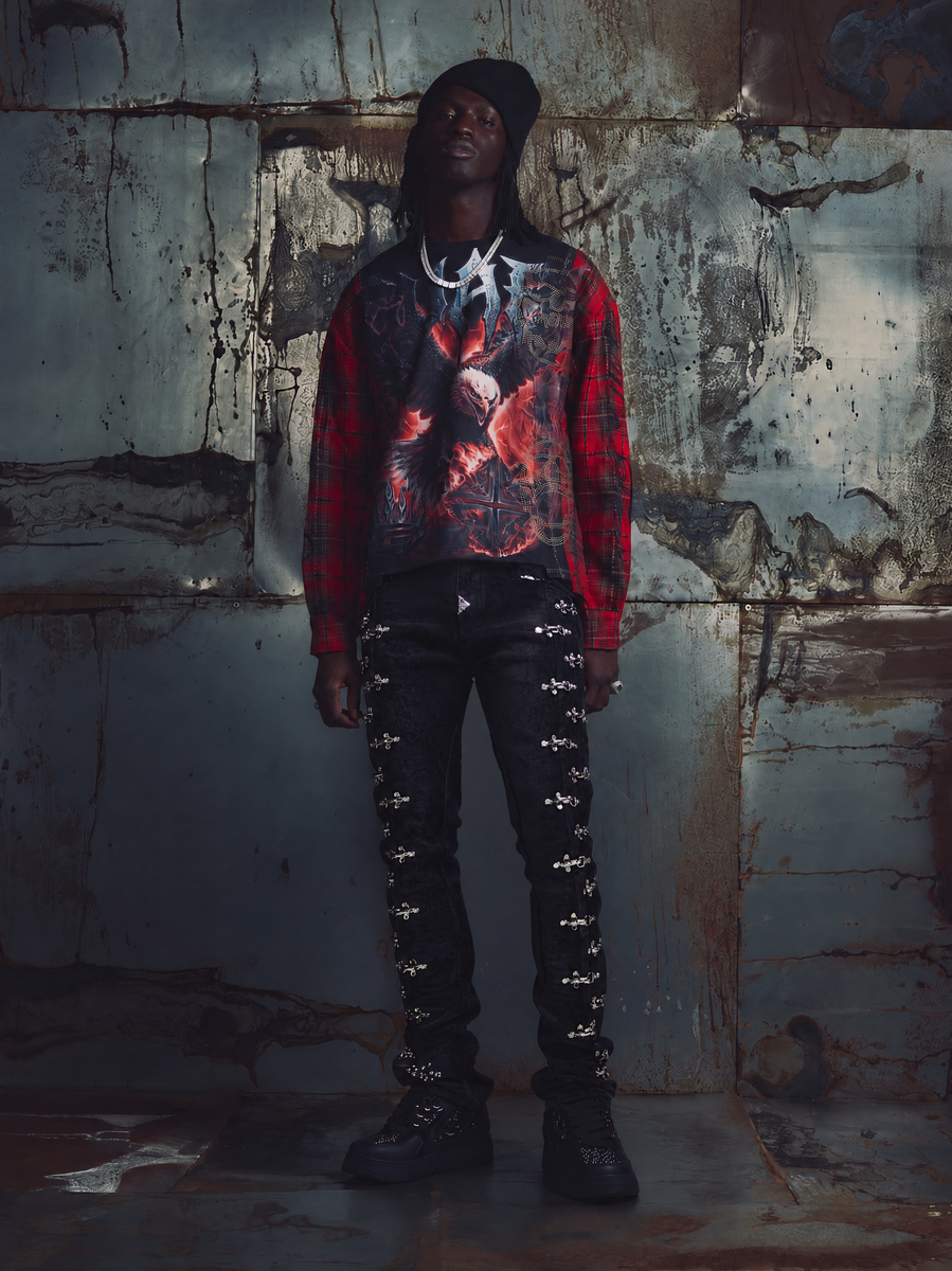 Guapi -  Blood Eagle Flannel Tee